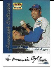 Tommie Agee Baseball Cards 1999 Sports Illustrated Greats of the Game Autographs Prices