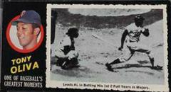 Tony Oliva #11 Baseball Cards 1971 Topps Greatest Moments Prices