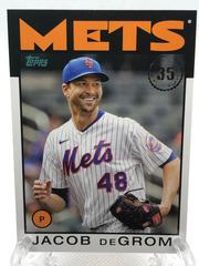 Jacob DeGrom #86B-47 Baseball Cards 2021 Topps Update 1986 35th Anniversary Prices