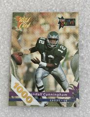 Randall Cunningham [1000 Stripe] Football Cards 1992 Wild Card Stat Smashers Prices