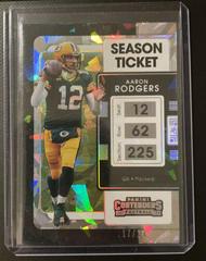 Aaron Rodgers [Cracked Ice] #34 Football Cards 2021 Panini Contenders Prices