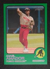 Adael Amador [Green] #99 Baseball Cards 2022 Topps Heritage Minor League Prices