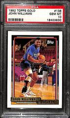 John Williams #138 Basketball Cards 1992 Topps Gold Prices