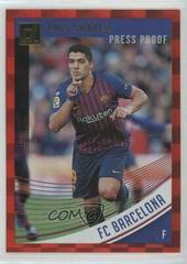 Luis Suarez [Press Proof Red] #2 Soccer Cards 2018 Panini Donruss Prices