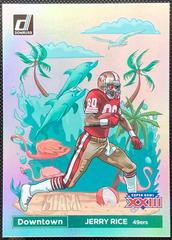 Jerry Rice #SBD-JR Football Cards 2022 Panini Donruss Super Bowl Downtown Prices