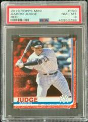 Aaron Judge [Red] #150 Baseball Cards 2019 Topps Mini Prices