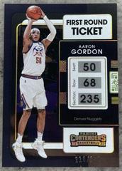 Aaron Gordon [1st Round] #58 Basketball Cards 2021 Panini Contenders Prices