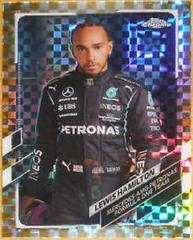 Lewis Hamilton [Gold Checker Flag] #1 Racing Cards 2021 Topps Chrome Formula 1 Prices