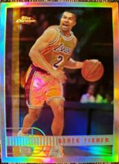 Derek Fisher [Refractor] Basketball Cards 1997 Topps Chrome Prices