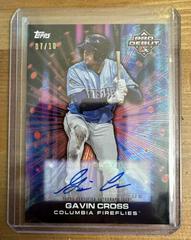 Gavin Cross [Red] #FC-GC Baseball Cards 2023 Topps Pro Debut Future Cornerstones Autographs Prices