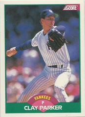 Clay Parker #94T Baseball Cards 1989 Score Traded Prices