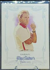 Nick Saban #244 Baseball Cards 2013 Topps Allen & Ginter Prices