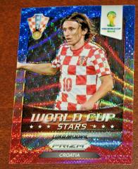 Luka Modric [Blue & Red Wave Prizm] Soccer Cards 2014 Panini Prizm World Cup Stars Prices