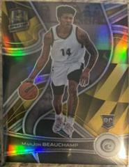 MarJon Beauchamp [Gold] Basketball Cards 2022 Panini Chronicles Draft Picks Spectra Prices