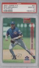 Rick Brosseau [Platinum] #97 Baseball Cards 2001 Topps H.D Prices