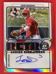 Jose Iglesias [Holo] #RET-JI Baseball Cards 2021 Panini Donruss Optic Retro Signature Series Prices