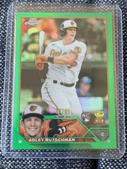 Adley Rutschman [Green] #1 Baseball Cards 2023 Topps Chrome Prices