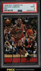 Michael Jordan [Red] #1 Basketball Cards 1998 Upper Deck Mjx Timepieces Prices
