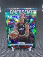 A'ja Wilson [Prizm Green Ice] #4 Basketball Cards 2020 Panini Prizm WNBA Emergent Prices