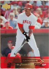Garret Anderson #303 Baseball Cards 2005 Upper Deck Prices