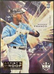 Wander Franco [Artist Proof Gold] #95 Baseball Cards 2022 Panini Diamond Kings Prices