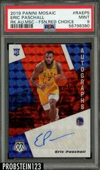Eric Paschall [Fusion Red Choice] Basketball Cards 2019 Panini Mosaic Rookie Autographs Prices