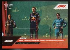 Max Verstappen, Lewis Hamilton, Fernando Alonso #9 Racing Cards 2023 Topps Now Formula 1 Prices