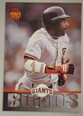 Barry Bonds #102 Baseball Cards 1994 Donruss Triple Play Prices