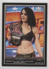 Paige Wrestling Cards 2015 Topps WWE Road to Wrestlemania Prices