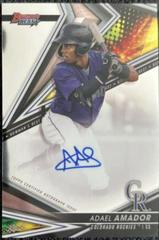 Adael Amador Baseball Cards 2022 Bowman's Best of Autographs Prices