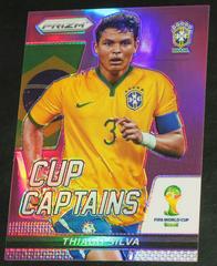 Thiago Silva [Purple Prizm] #28 Soccer Cards 2014 Panini Prizm World Cup Captains Prices