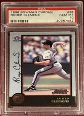 Roger Clemens #38 Baseball Cards 1998 Bowman Chrome Prices