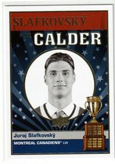 Juraj Slafkovsky [Gold] Hockey Cards 2022 Upper Deck Calder Candidates Prices