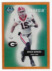 Brock Bowers [Orange] #55BF-3 Football Cards 2023 Bowman Chrome University 1955 Prices