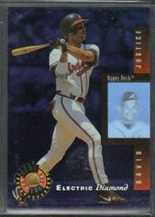 David Justice [Electric Diamond] Baseball Cards 1994 Upper Deck Next Generation Prices