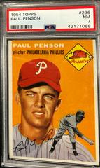 Paul Penson #236 Baseball Cards 1954 Topps Prices