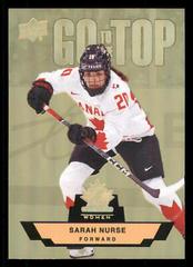 Sarah Nurse #GT-33 Hockey Cards 2023 Upper Deck Team Canada Juniors Go To The Top Prices