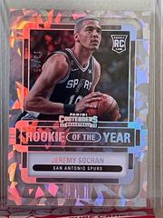 Jeremy Sochan [Cracked Ice] #4 Basketball Cards 2022 Panini Contenders Rookie of the Year Prices