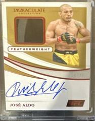 Jose Aldo [Red] Ufc Cards 2021 Panini Immaculate UFC Memorabilia Autographs Prices