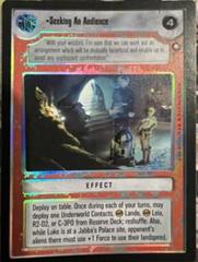 Seeking An Audience [Foil] Star Wars CCG Reflections III Prices