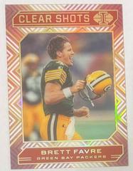 Brett Favre [Red] Football Cards 2020 Panini Illusions Clear Shots Prices