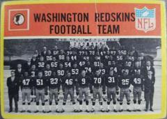 Washington Redskins [Team Card] #181 Football Cards 1967 Philadelphia Prices