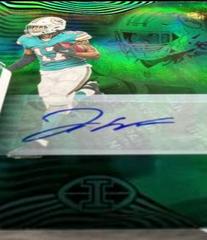 Jaylen Waddle [Signature Green] #61 Football Cards 2022 Panini Illusions Prices