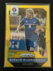 Birkir Bjarnason [Gold Prizm] #109 Soccer Cards 2016 Panini Prizm UEFA Prices