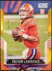 Trevor Lawrence [Dots Gold] #301 Football Cards 2021 Panini Score Prices