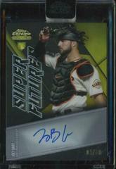 Joey Bart Baseball Cards 2021 Topps Chrome Black Super Futures Autographs Prices