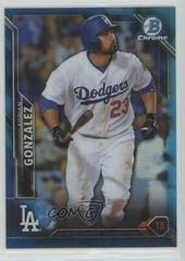 Adrian Gonzalez [Blue Refractor] #76 Baseball Cards 2016 Bowman Chrome Prices