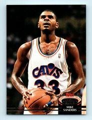Mike Sanders #315 Basketball Cards 1992 Stadium Club Prices