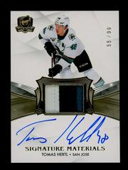 Tomas Hertl #SP-TH Hockey Cards 2020 Upper Deck The Cup Signature Materials Prices