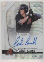 Corbin Carroll [Wave Refractor] #CC Baseball Cards 2020 Bowman Sterling Prospect Autographs Prices